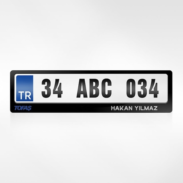 Kişiye Özel Isimli Tofaş Logolu Plakalık 264845312