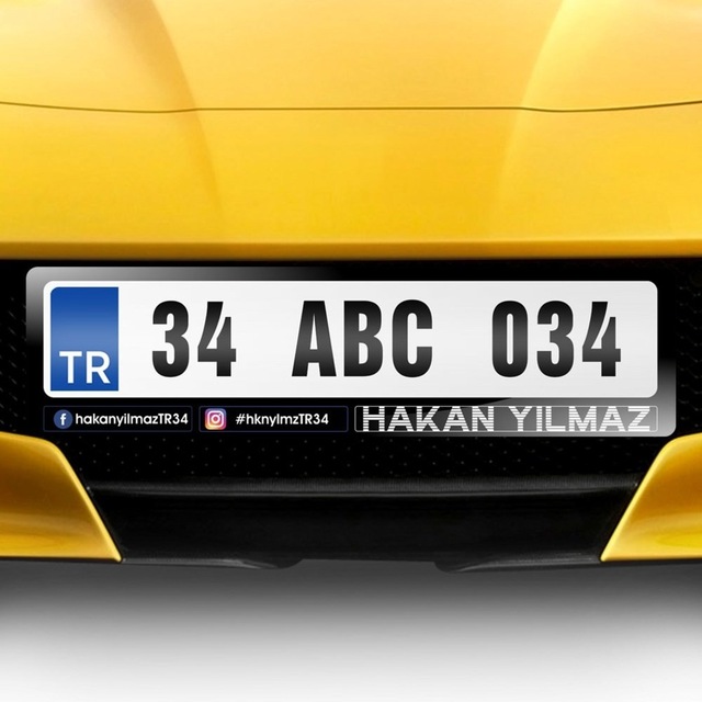Kişiye Özel Plakalık - 4 368584246