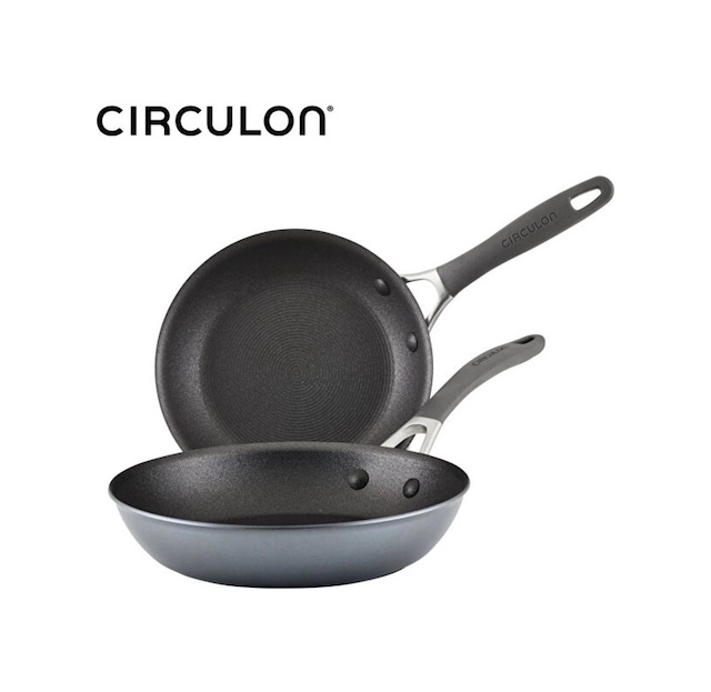 Circulon 22 Cm+26 Cm Kızartma Tavası 2'li Set Siyah