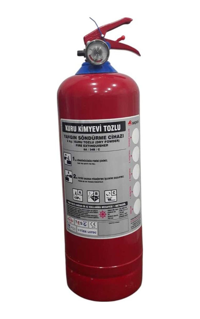 Yangın Söndürme Tüpü 2 Kg Ktt Ysc
