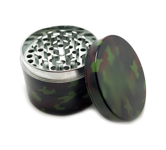 Kamuflaj 52 Mm. Tütün Baharat Herbal Öğütücüsü Parçalayıcı Pz34
