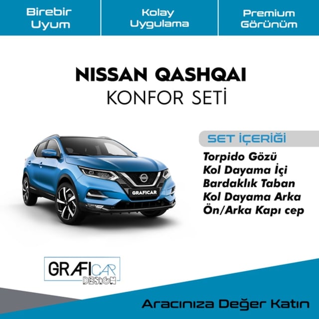 Nissan Qashqai J11 Konfor Seti - Ses Kumaş Kaplama
