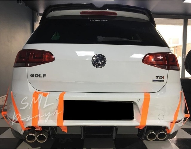 Volkswagen Golf 7 Oettinger Arka Ek Arka-tampon-ek Plastik
