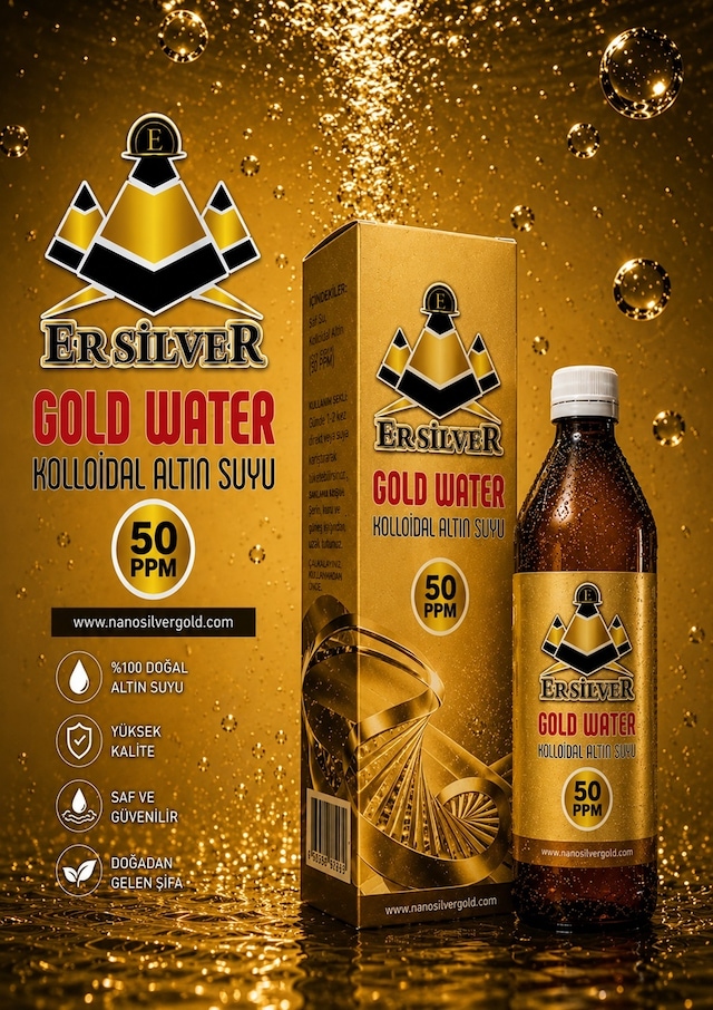 Kolloidal Altın Suyu 50 Ppm