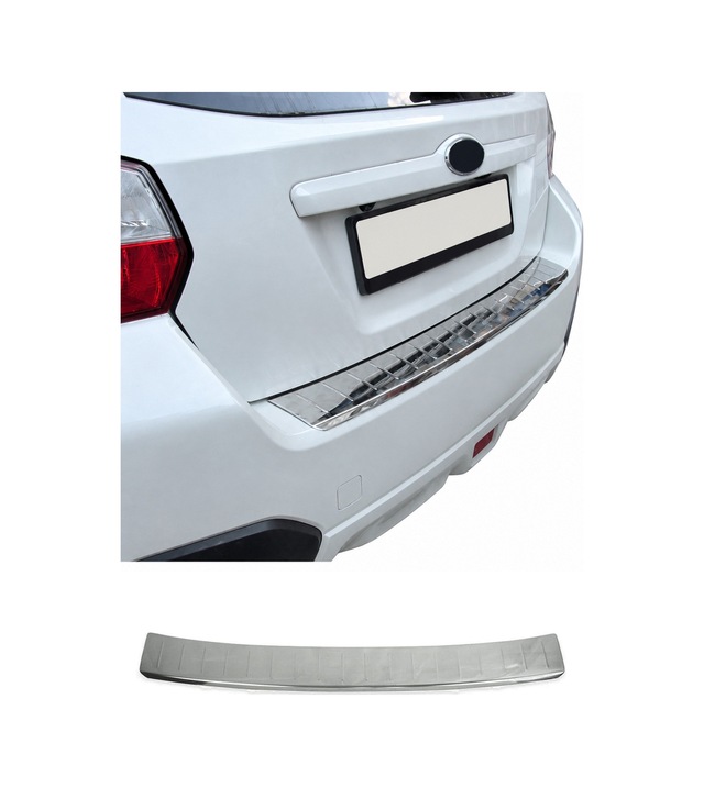 Subaru Xv I 2012-2017 Uyumlu Krom Arka Tampon Eşiği Paslanmaz Çelik