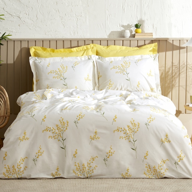Karaca Home Loretta %100 Pamuk Çift Kişilik Nevresim Takımı Sarı - 200.22.08.0021 Sarı