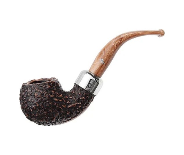 Peterson Derry Rusticated 3 9mm. Filtreli Akrilik Saplı Pipo 205771