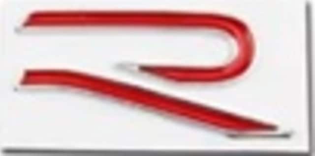 Volkswagen Uyumlu Yazı R 2.1 4.5 Cm Krom-kırmızı