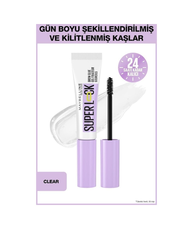 Maybelline New York Super Lock Brow Glue Kaş Sabitleyici Maskara