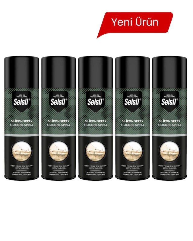 5x Silikon Sprey 500 Ml