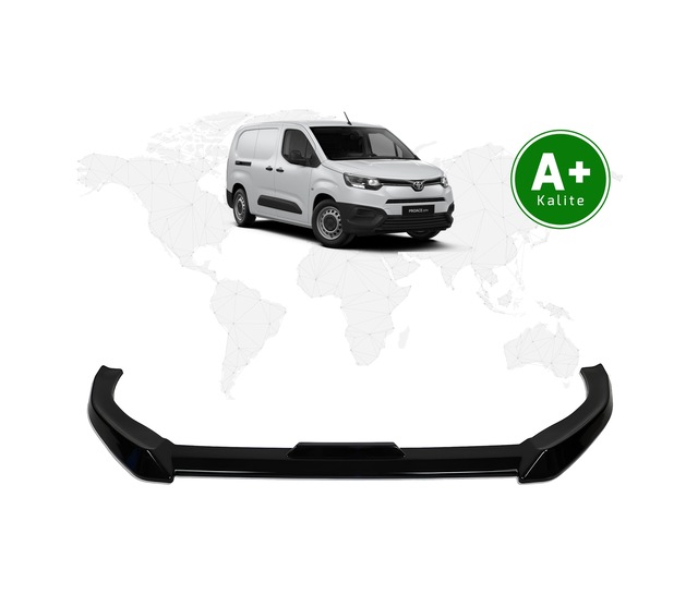 Toyota Proace City Panelvan Ön Lip Parlak Siyah 2019 Model Ve Sonrası