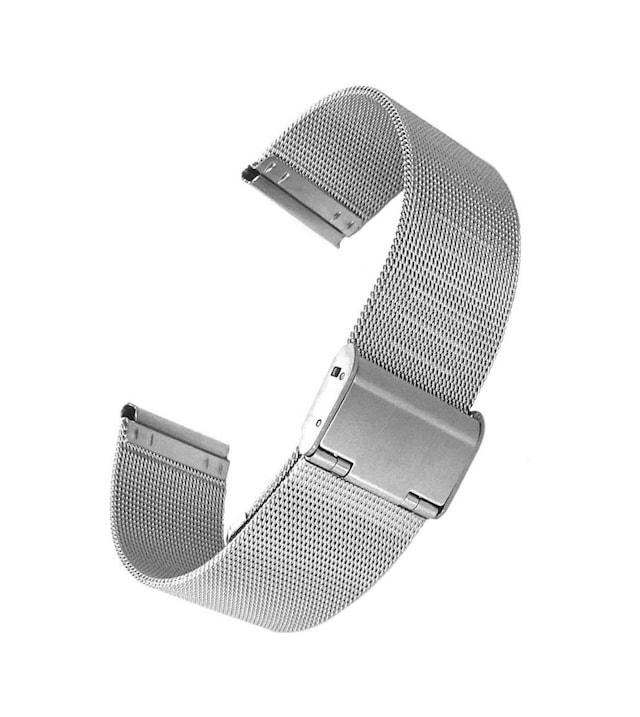 Fado 22 Mm Saat Kordonu Çelik Hasır 1.kalite Örgü Kordon 298 Gümüş