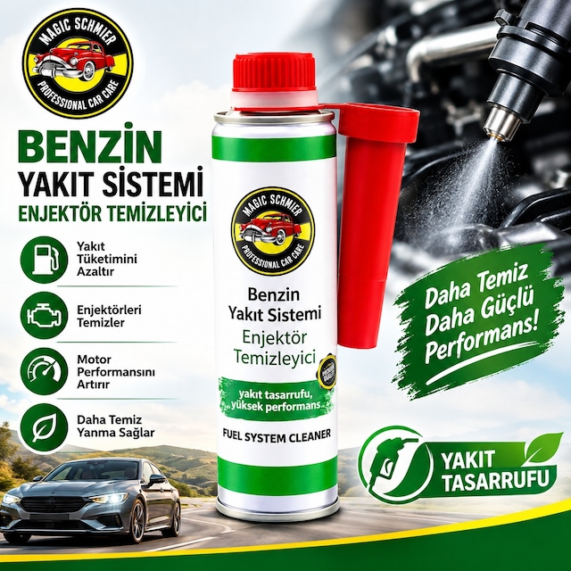 300 Ml Yeni Nesil Benzin Yakıt Sistemi Enjektör Temizleyici