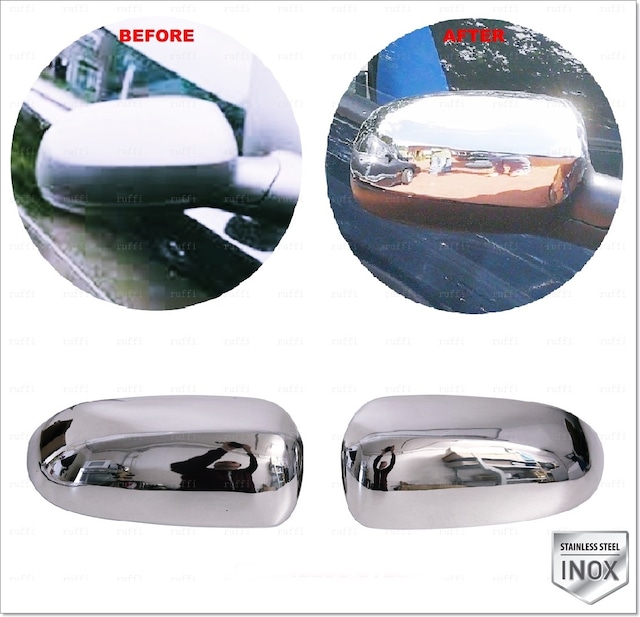 Opel Corsa C Krom Ayna Kapağı 2 Prç. 2000-2006 P.çelik