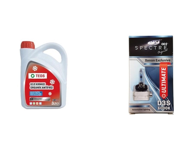Kırmızı Antifriz + D3s 6000k Xenon N11.1286