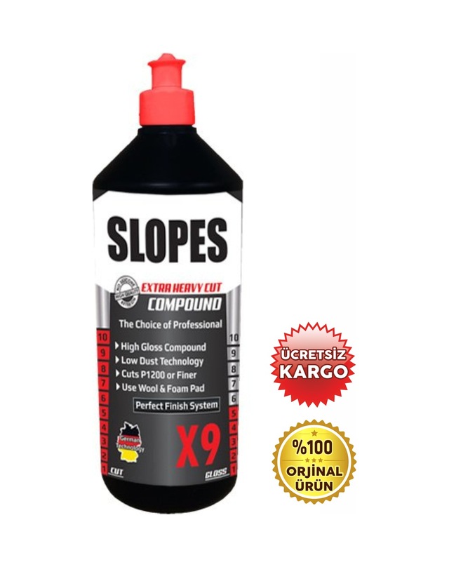 Slopes X9 Agresif Çizik Pasta 1000 Ml