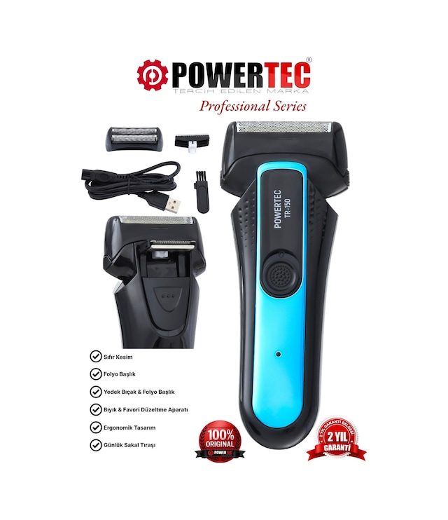 Powertec TR-150 Günlük Tıraş Makinesi
