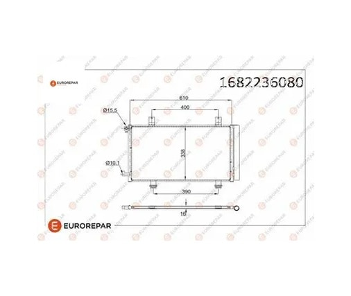 Erp Klima Radyatörü Suzukı Sx4 Ey,gy Fiat Sedıcı 189 Eurorepar 1682236080