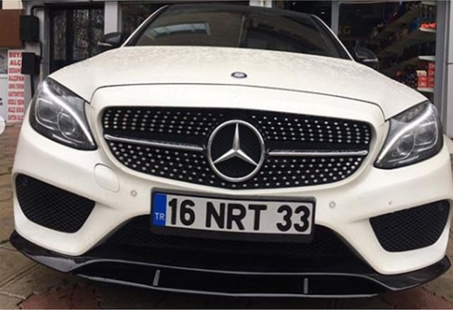 Mercedes W205 C180 Ön Ek 2 Parça Ön Ek (Plastik)
