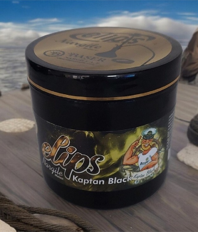 Kaptan Black Kokulu Nargilemelası Bitkisel 250g