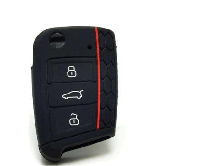 Seat Uyumlu Ibiza Leon Toledo Ateca Silikon Anahtar Kılıfı Siyah