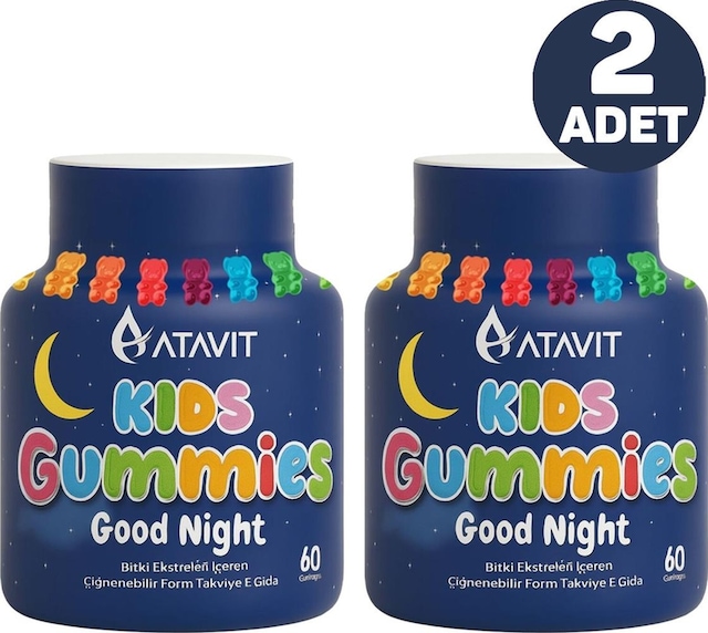 Atavit Kids Good Night 60 Gummies 2 Adet
