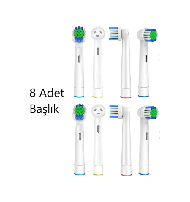 Ultra Sensitive Pro Oral B Yetişkin Şarjlı Diş Fırçası Yedek Başlığı 8 Adet Yumuşak Başlık