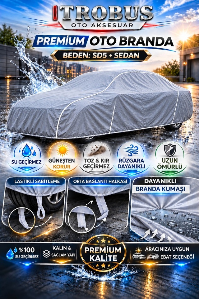 Lexus Ls Uzun - Limuzin 2008-2025 Uyumlu Premium Araba Brandası Oto Branda Sd5 Beden