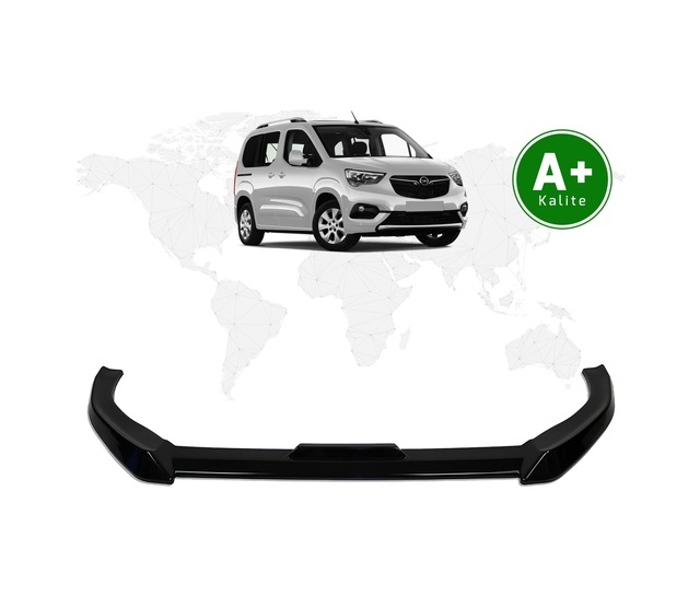 Opel Combo Ön Lip Parlak Siyah 2019 Model Ve Sonrası