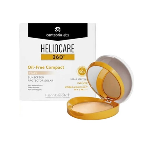 Heliocare 360 Oil-Free Compact Sunscreen SPF50+ Pearl 10 G