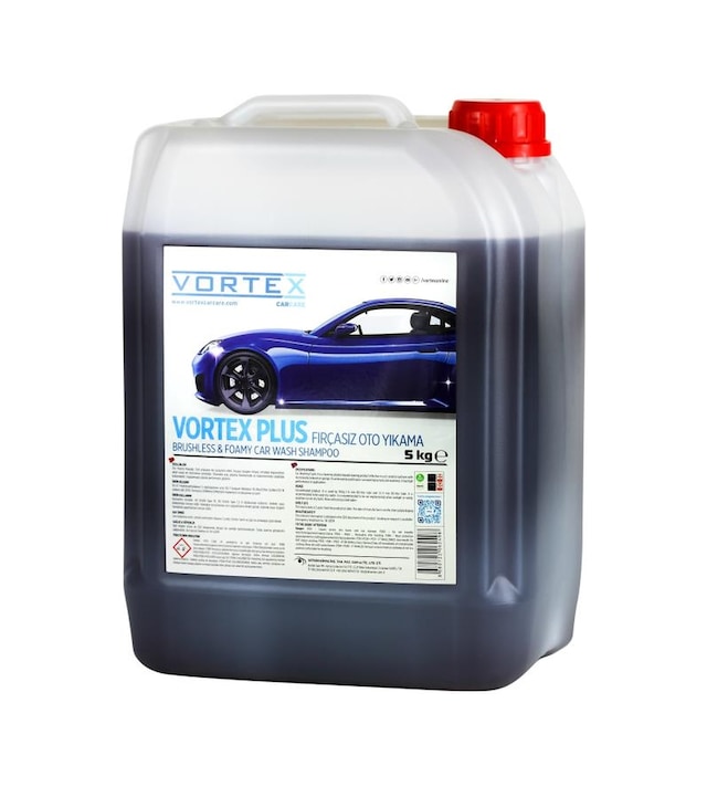 Vortex Plus Fırçasız Araç Yıkama Köpüğü 5 Kg.
