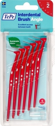 Tepe Angle Arayüz Fırçası Kırmızı 0.5mm 6'lı T119