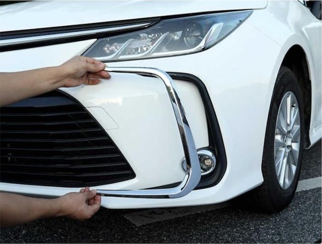 Toyota Corolla Uyumlu 2019-2021 Ön Sis Kaşı Krom