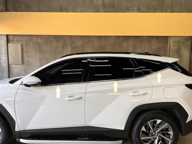 Hyundai Tucson Krom Cam Çıtası 6 Parça 2020 ve Üzeri P.Çelik