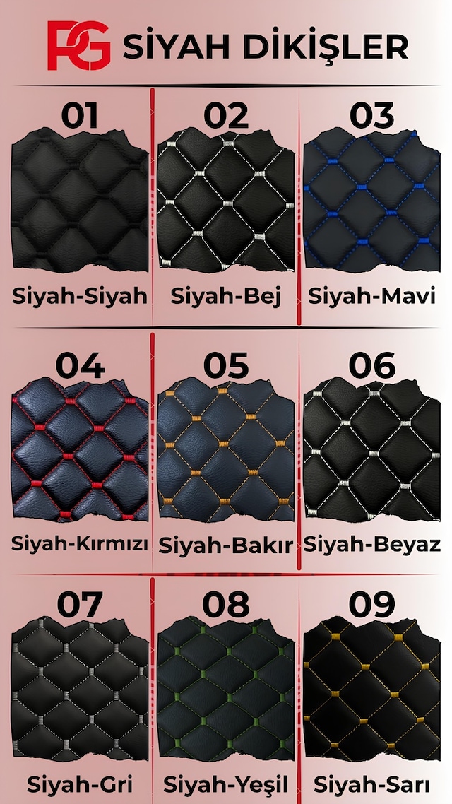 Dacıa-ds-fıat-ford-honda 8d Deri Tam Kaplama Havuzlu Oto Bagaj Havuzu