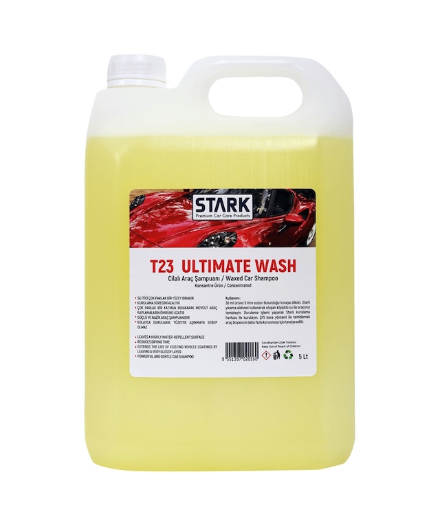 Stark T23 Ultimate Wash Cilalı Araç Şampuanı 5 Lt