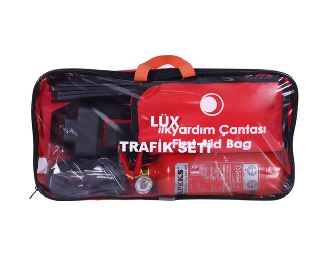 Hilalshops Tüvtürk Uyumlu Çantalı Lüx Trafik Seti