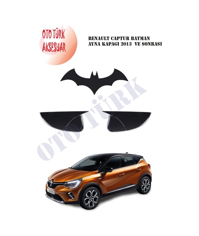 Renault Captur Yarasa Batman Ayna Kapağı 2013 Ve Sonrası