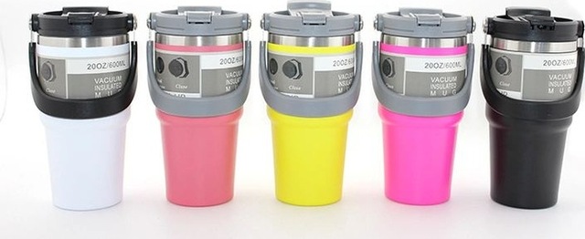 900 Ml Taşıma Kulplu Paslanmaz Çelik Termos Mug - Vakumlu Isı Yalıtımlı Bardak Alk3137
