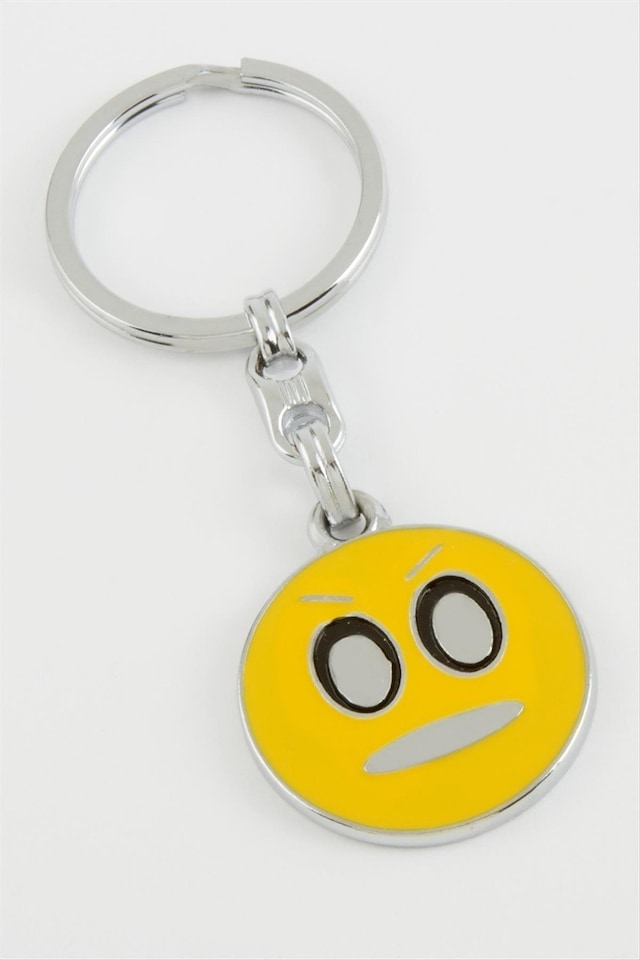 Emoji - 29 - Metal - Spt-gld - Anahtarlık Sarı