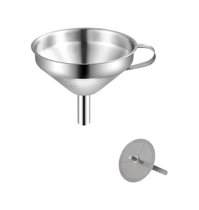 Çelik Süzgeçli Paslanmaz Huni 12.7 Cm