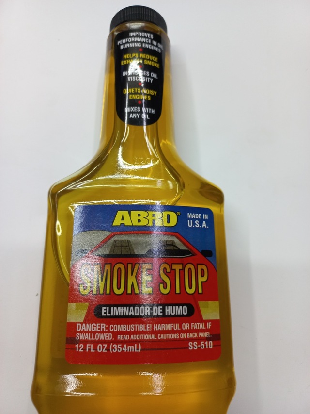 Abro Smoke Stop Duman Elminador De Humo Kesici Motor Yağ Katkısı 354 ML