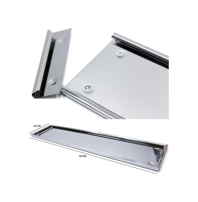 Krom Plakalık Oto Paslanmaz Plakalık Araç Krom Plaka Çerçevesi 424894872