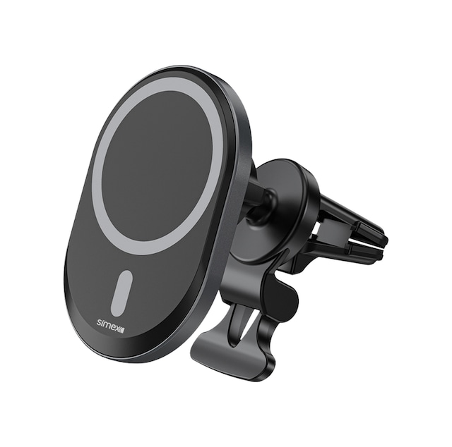 Simex 360° Manyetik Araç İçi Kablosuz Şarj Cihazı 15W - Güçlü Mıknatıslı Telefon Tutucu - Cargador