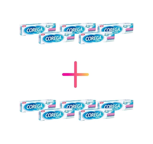 Super Diş Protezi Yapıştırıcı Krem Tatsız 40g X 10 Kutu