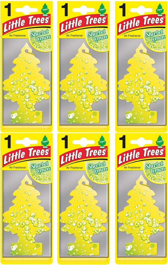 Little Trees 6'lı Set Sherbet Lemon - Limon Oto Kokusu