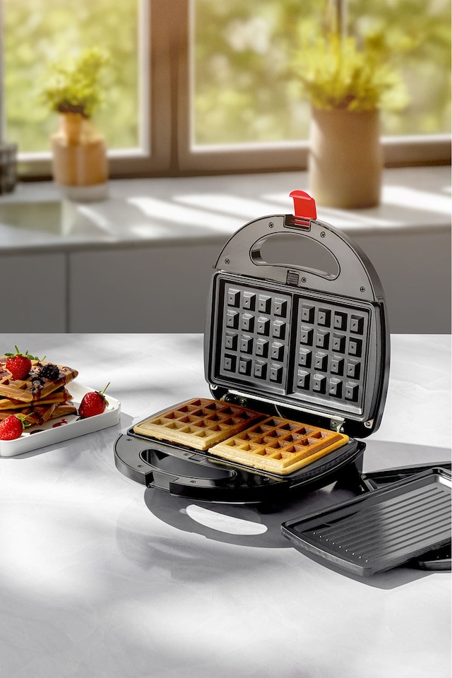 Homend Toastbuster 1325H Çıkarılabilir Waffle Plakalı Tost Makinesi