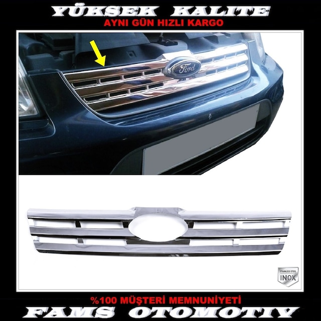 Ford Connect Krom Ön Panjur 1 Prç. 2009-2014 P. Çelik