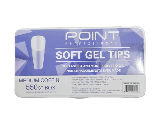 Point Jel Tips Profesyonel Protez Tırnak - 903 Çok Renkli