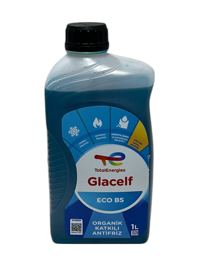 Total Glacelf Eco Bs Organik Katkılı 4 Mevsimlik Mavi Antifriz 1 Litre